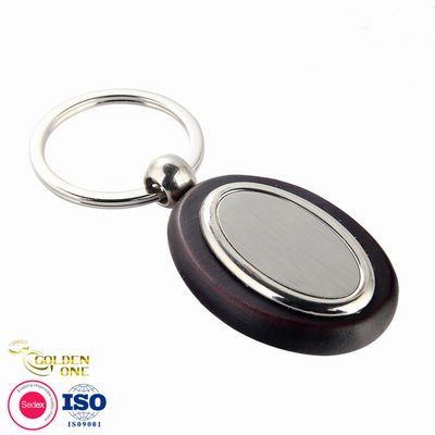 3D Printed Wooden Key Chain Personalized Soft Enamel For Souvenir Gift