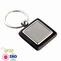 3D Printed Wooden Key Chain Personalized Soft Enamel For Souvenir Gift