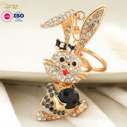 Hot  Sale Custom Koala Pink Bear Tree Charm Lovely Jewelry Keychain Anime Shiny Gold Cute Animal Tiger Key Ring For Women Bag