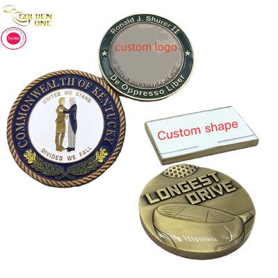 Silver Souvenir Metal Challenge Coins Masonic Singapore Customized Angel Hard Enamel