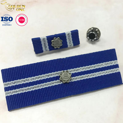 High quality Custom Low price blue lanyard antique nickel die stamp metal recessed lapel pin