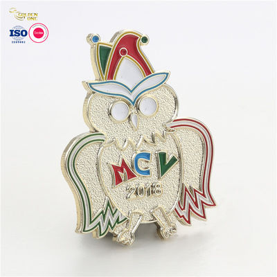 Cartoon Anime Enamel Pins , Metal Soft Hard Laciness Carnival Sports Lapel Pin