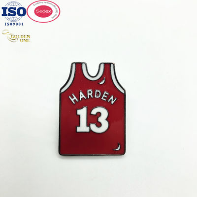 Hard Physical Basketball Enamel Pins Jersey Number 23 Sports Custom Company Logo