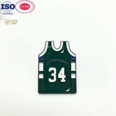 Hard Physical Basketball Enamel Pins Jersey Number 23 Sports Custom Company Logo