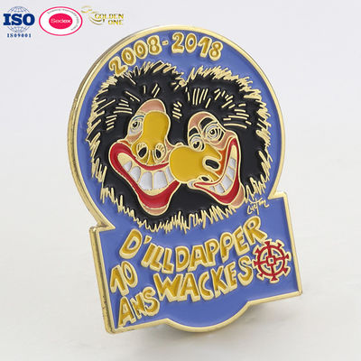Flag Metal Lapel Pins Enamel Enchanted Unique Emblem Casting Business Gift