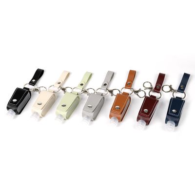 High Quality Pu Leather Wristlet Keychain Bracelet Kids Strawberry Shape Key Chain