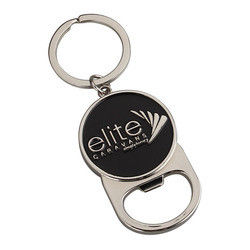 Corkscrew Beer Bottle Opener Keychain Personalized Novelty Metal