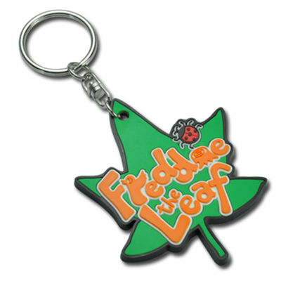 Soft PVC Key Chain Ring Personalized Custom Logo For Promotion Gift