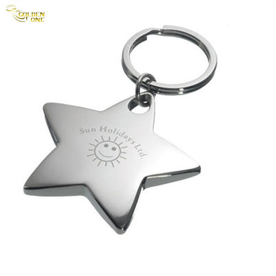 Clear Personalised Trolley Keyring , Zinc Alloy Custom Trolley Token Key Ring