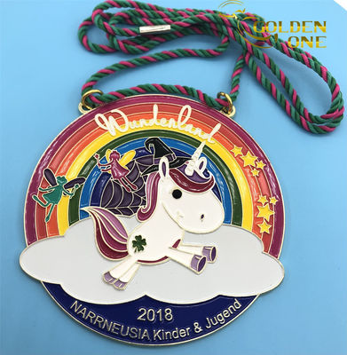 Fashion Soft Enamel Black Nick Karnevalsorden Gold Plated Medal Funny Zinc Alloy Casting Medals