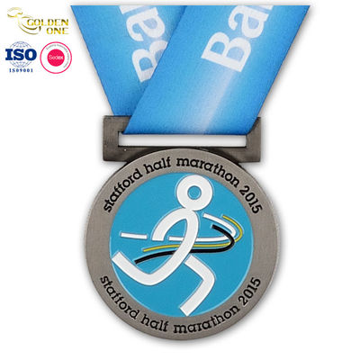 High  Quality Product Heart Shape Creative Sublimation Blank Trophies Medallion Zinc Alloy Carnival Medal