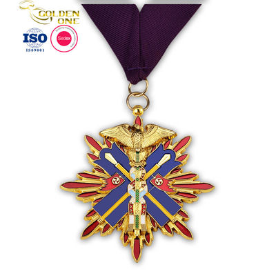 China Factory Price Custom Shape Silver Plated  Gymnastic Award Medal United States Ironman Brass Metal Medallions