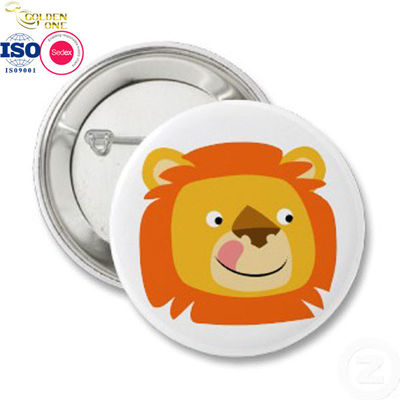 Round Pin Badge Raw Material Button Badge 58mm Custom Sublimation Blank Plastic Acrylic Tin Button Badge