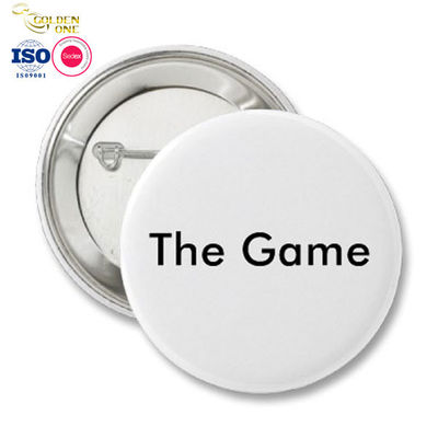 Round Pin Badge Raw Material Button Badge 58mm Custom Sublimation Blank Plastic Acrylic Tin Button Badge
