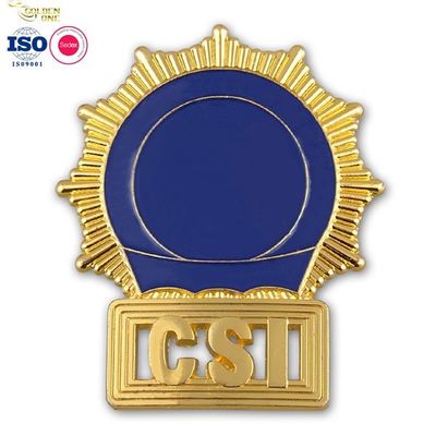 Antique 3D Figure Custom Lapel Badges , Emblem Brooch Star Metal Lapel Badges