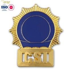 Antique 3D Figure Custom Lapel Badges , Emblem Brooch Star Metal Lapel Badges