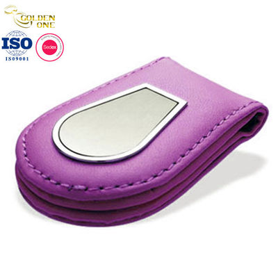 Portable Business Card Money Clip , Slim Money Clip Custom Shape For Souvenir