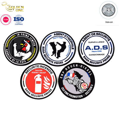 Hot Sale Custom Pvc Silicone  Rubber Design Woven Cool Eagle Shape Embroidered Gift Iron On Clothing Patch