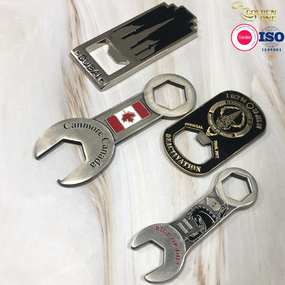 Business Card Personalized Wine Opener , Beer Cork Screw Custom Made Bottle Openers