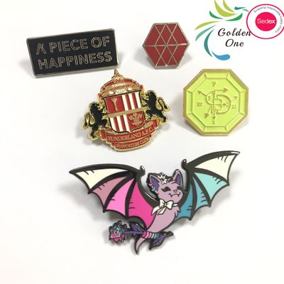 Manufacturer Custom Fashion Pins Metal Logo Badges Brooch Hard Soft Enamel Pins Lapel Pins for Clothes Decorative