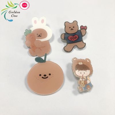 Custom Cartoon Metalicos Brooch Soft Enamel Metal Lapel Pins Acrylic Badge For Suit Men