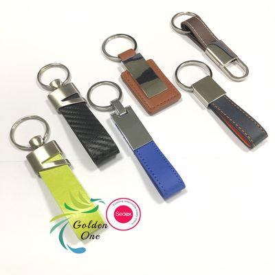 Round Heart Flower Shape Heavy Duty Leather Pu Carabiner Keychain Anniversary Gift Personal