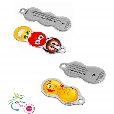 Custom Shape Pendant Metal Enamel Trolley Coin Keyring Supermarket Shopping Cart Token Keychain