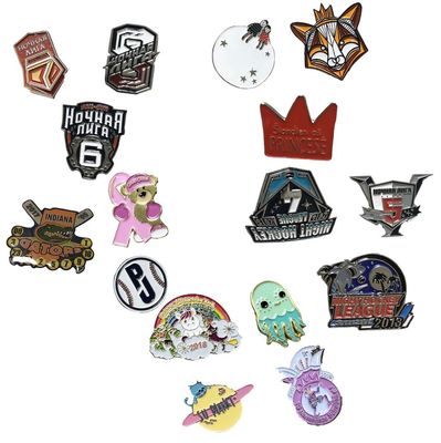 Shiny Gold Plated Custom Lapel Pin Soft Enamel Symbols Custom Logo Badge