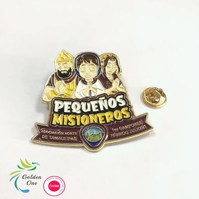 Adventist Camporee Christian Enamel Lapel Pin Custom Dominican Union Virtual Path Finder Bar Pin
