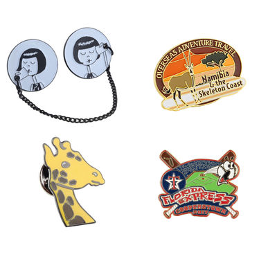 Hard enamel pins custom brooch lapel badges shirt pin collar denim decorations gift metal zinc alloy pin badge