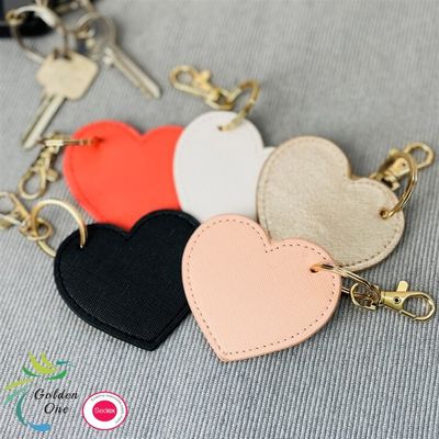 China Wholesale Car Keyring Custom Logo Creative Pattern Pu Leather Personalized engravable Keychains