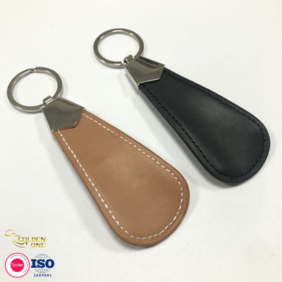 High Quality Custom Logo Laser Color Printing Key ring Luxury Pu Leather promotional keychains for souvenir