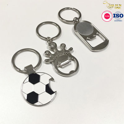Corkscrew Beer Bottle Opener Keychain Personalized Novelty Metal