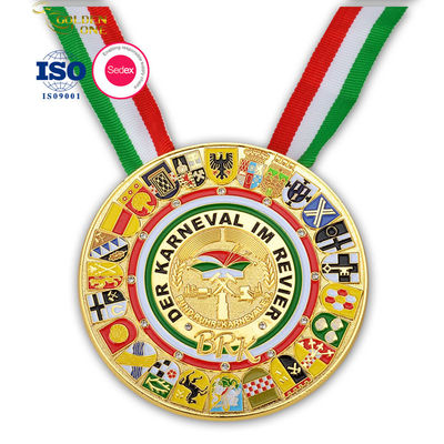 No Minimum Order Custom Shape Field Hockey Soccer Sports Award Gmilitary Zinc Alloy Medals