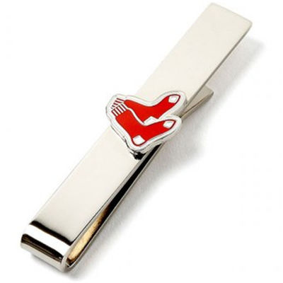 Engraved Clip Tie Bar With Chain Custom Silver Nickel Cufflinks