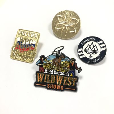 new styles shiny gold custom creative design polished souvenir gift metal vintage shirt lapel pin brooch